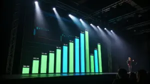 Growth chart showing trader profits from prop firm scaling plans